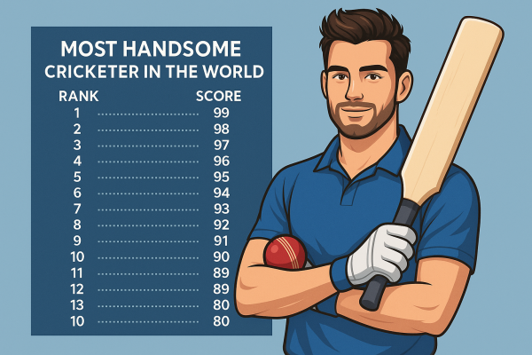 Most Handsome Cricketer in the World: Top 20 Ranked & Scores