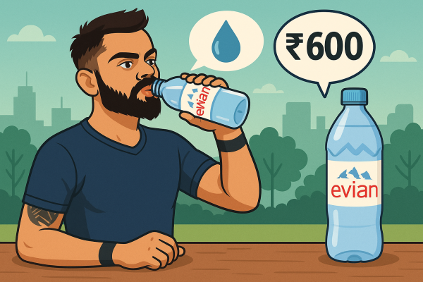 Virat Kohli Water Price: Why He Pays ₹600/Litre for Evian Water