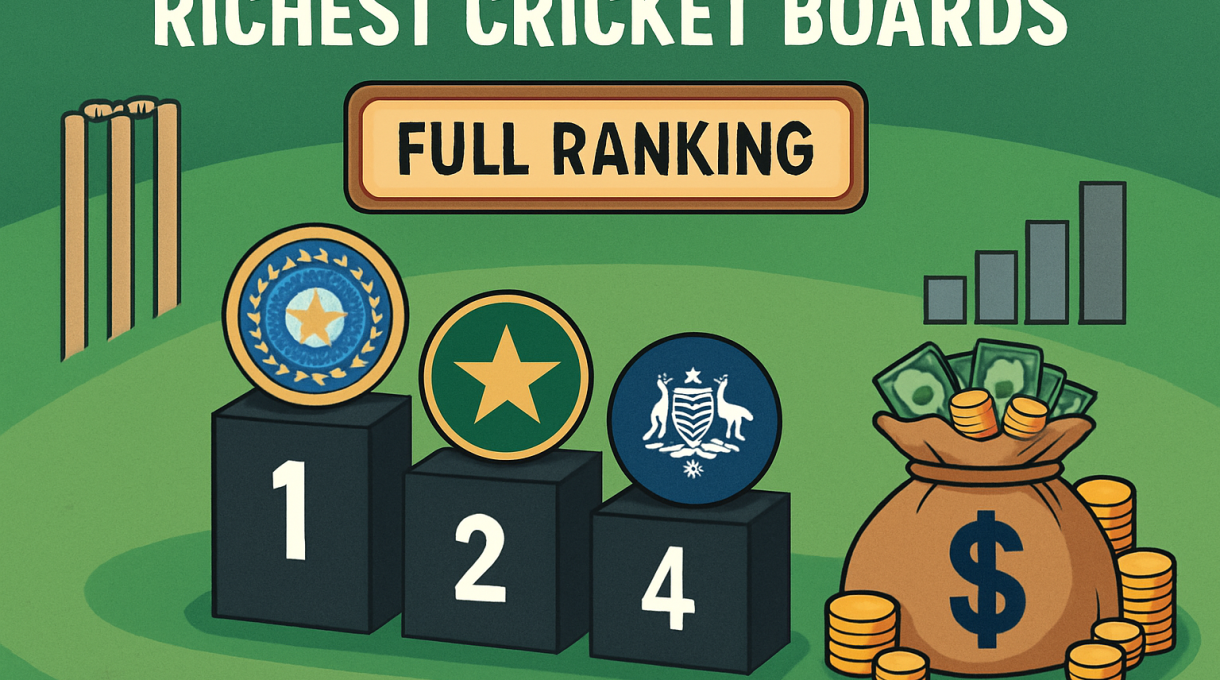Richest Cricket Boards: Full Ranking, Revenue Breakdown