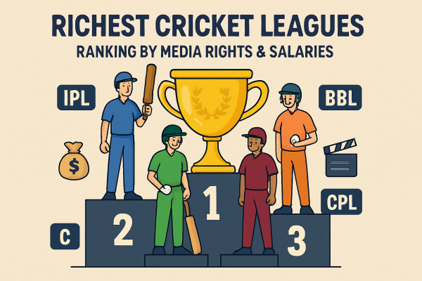 Richest Cricket Leagues: Ranking by Media Rights & Salaries