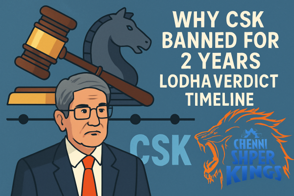 Why csk banned for 2 years: Lodha verdict, timeline