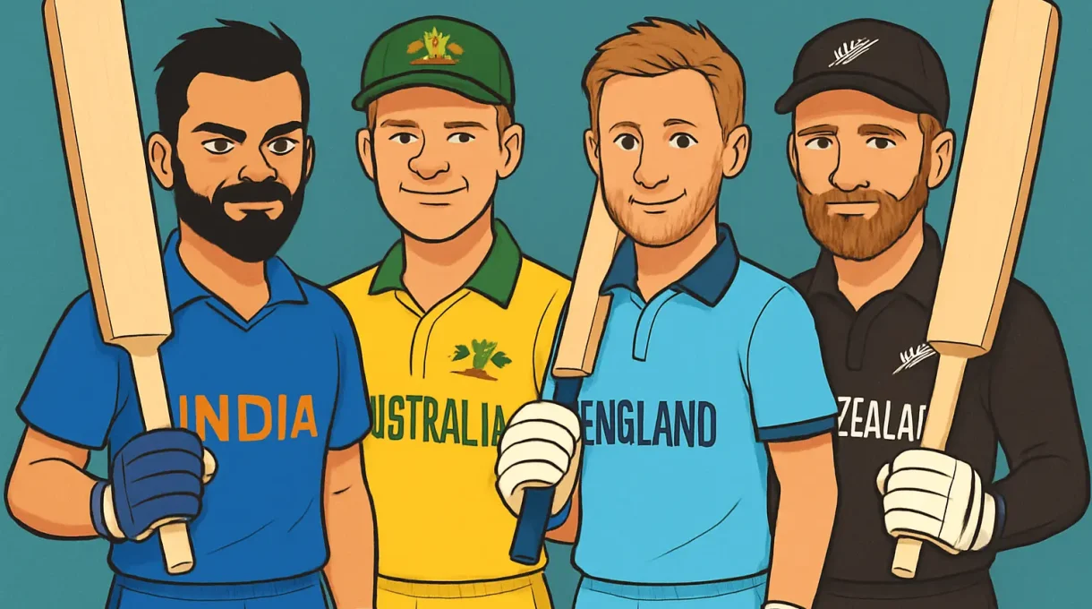 Fab 4 Cricket: Kohli, Smith, Root, Williamson — Stats & Verdict