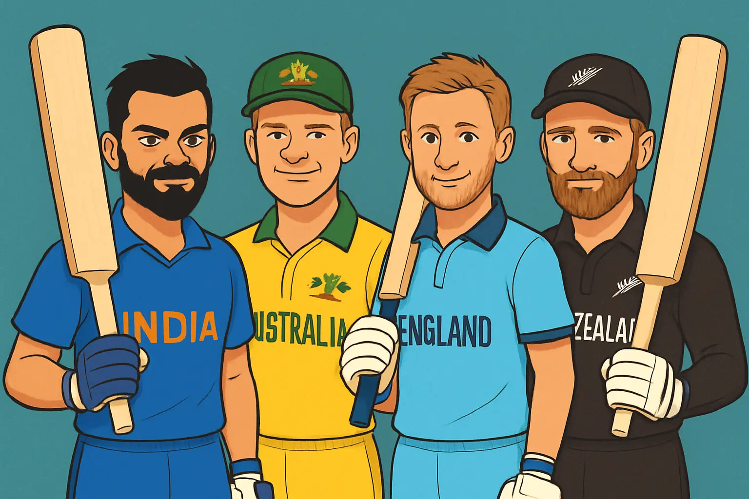 Fab 4 Cricket: Kohli, Smith, Root, Williamson — Stats & Verdict