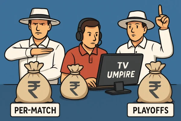 Guide: umpire salary ipl — per-match, TV/third umpire & playoffs