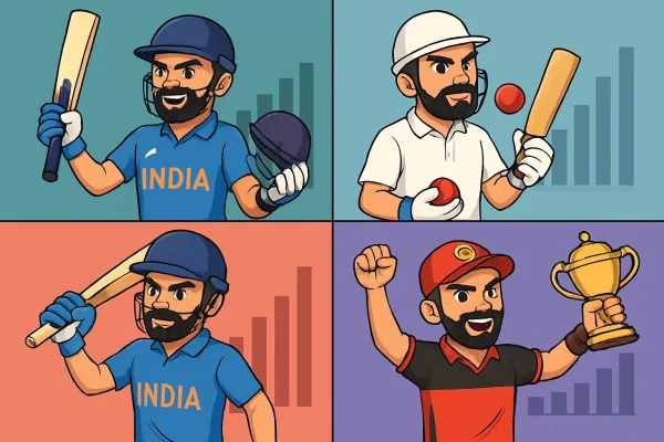 Guide: virat kohli records – Complete ODI, Test, T20I & IPL