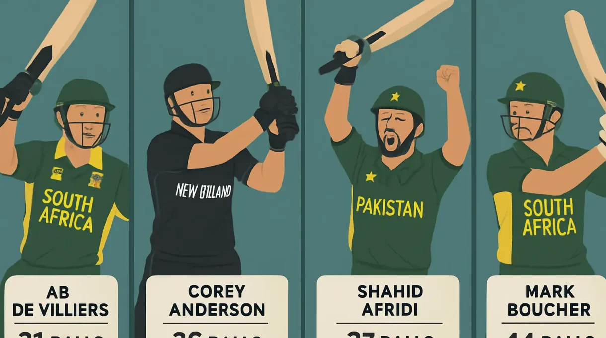 Fastest Century in ODI: Complete, Updated List by Balls Faced