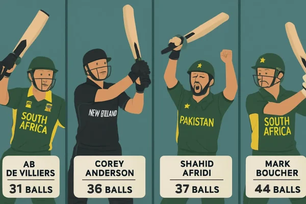 Fastest Century in ODI: Complete, Updated List by Balls Faced
