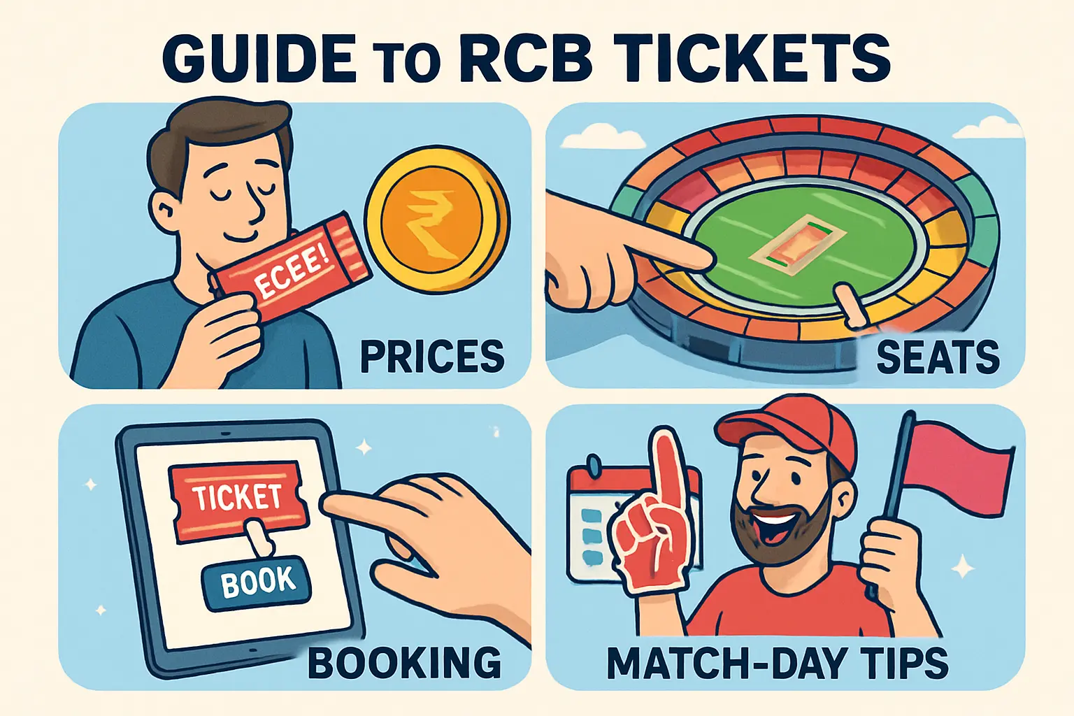 Guide to rcb tickets: prices, seats, booking & match-day tips